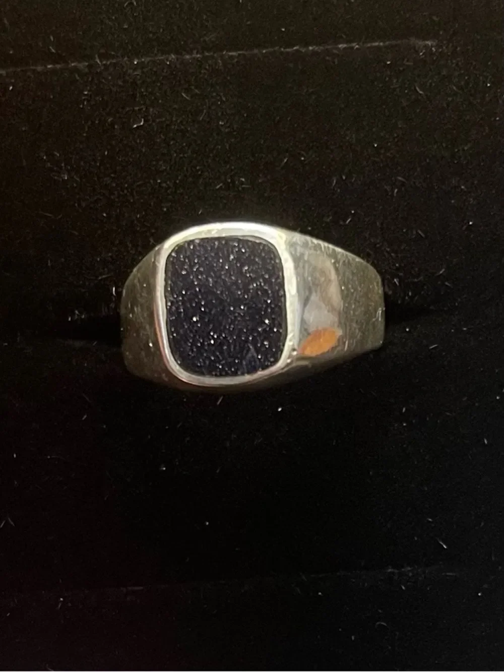 Size 7 - Sterling Silver Moonstone Ring - could for men or women.